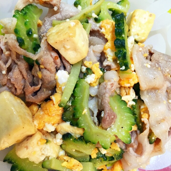 簡単!苦味もお好みで調整(^^)ゴーヤチャンプル♪